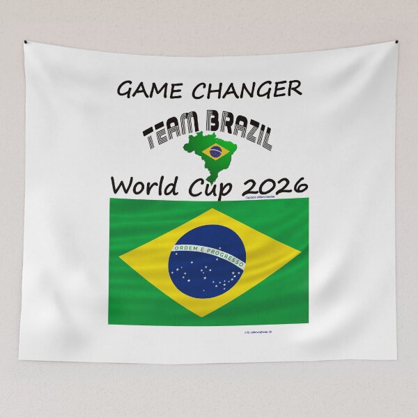 Item preview, Brazil Fan T‑Shirt world Soccer Cup 2026 outfit designed and sold by cabevo.