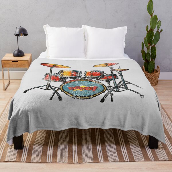 Item preview, Bang Drum Kit Comic Pop Art Vintage Distressed Music Lover Gift designed and sold by alizye.