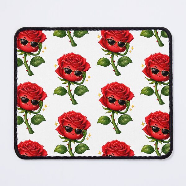 Item preview, Cool Rose Sticker | Stylish Flower Cartoon Character designed and sold by Creativeeworld777.