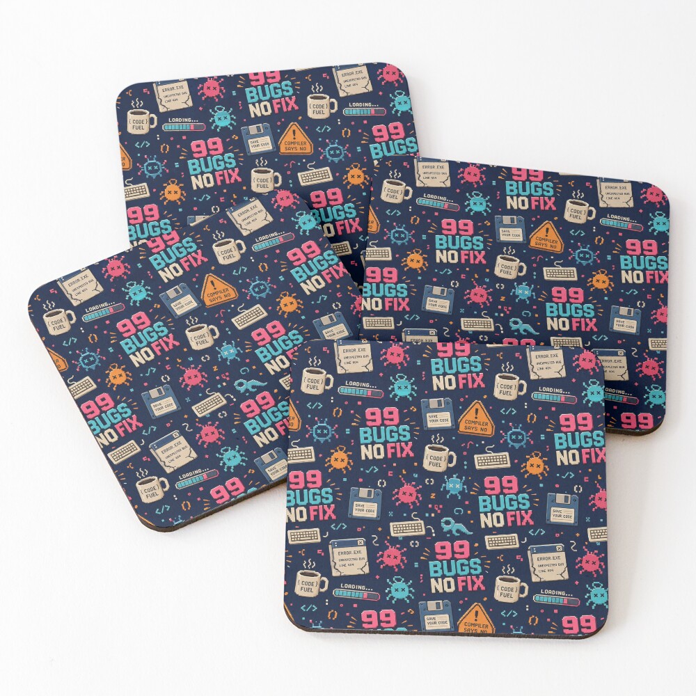 Item preview, Coasters (Set of 4) designed and sold by DebugLab.