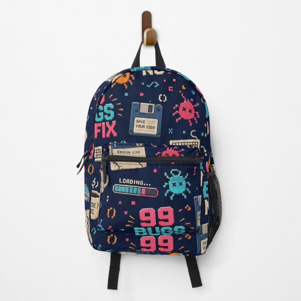 Item preview, 99 Bugs No Fix Retro Developer Pattern designed and sold by DebugLab.