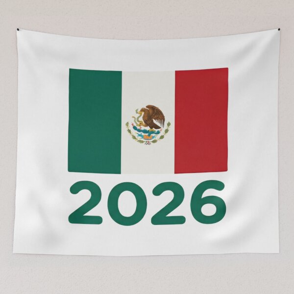 Item preview, Mexico Flag 2026 World Cup Football Fan Design | Mexican Soccer Supporter Merchandise designed and sold by 21 Tulips.