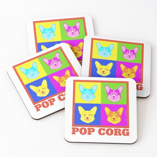 Item preview, Retro Colorful Pop Art Corgi Dog designed and sold by HobClub.