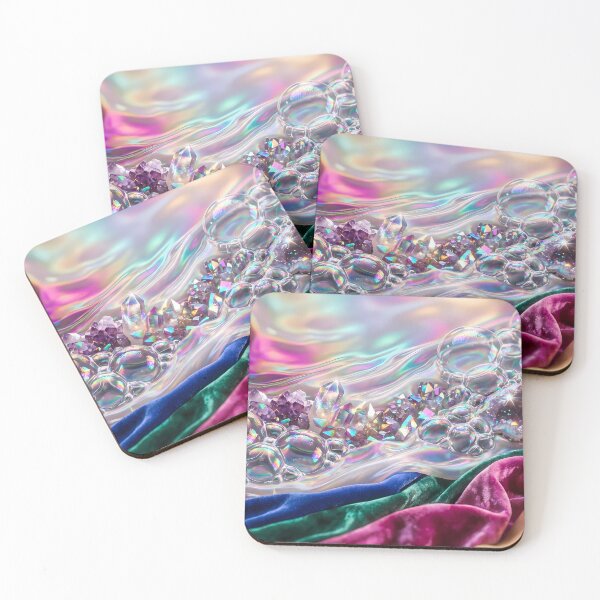 Item preview, Blue Red Cosmic Landscapes Celestial Wonders Surreal Imagination designed and sold by ART ATTACK ZONE.