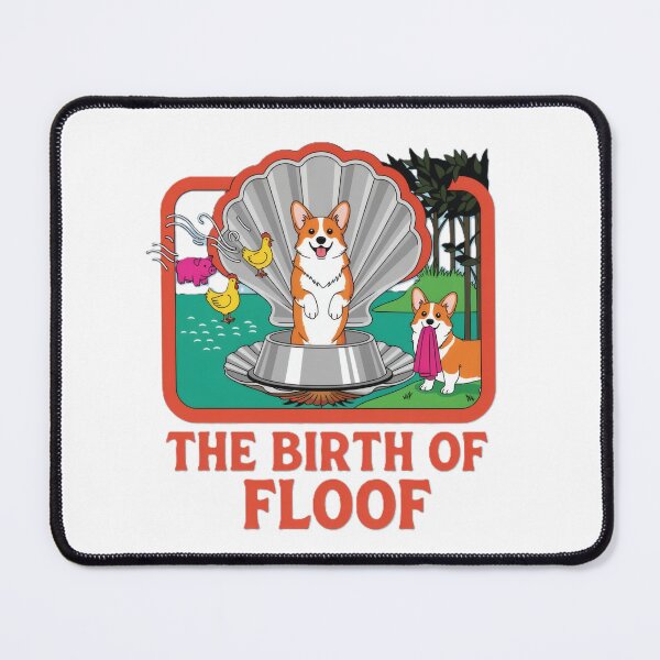 Item preview, The Birth of Floof Corgi Art Parody designed and sold by HobClub.