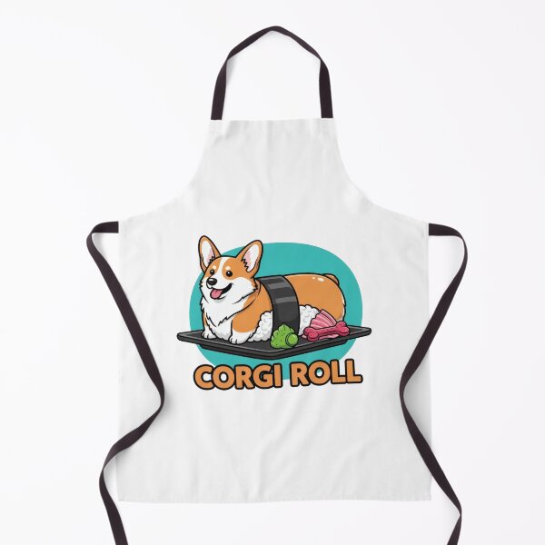 Item preview, Cute Corgi Roll Sushi Kawaii Dog designed and sold by HobClub.
