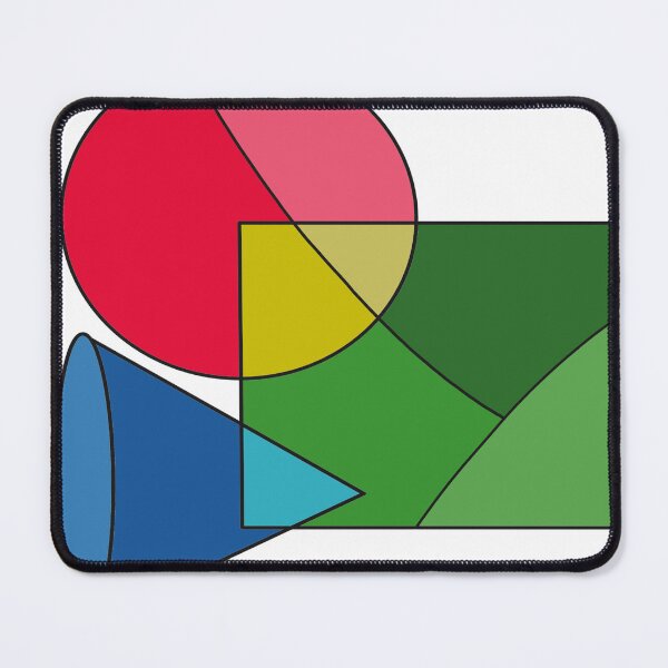 Item preview, Geometric colored abstract design with intersected shapes designed and sold by AndysTeeShop.