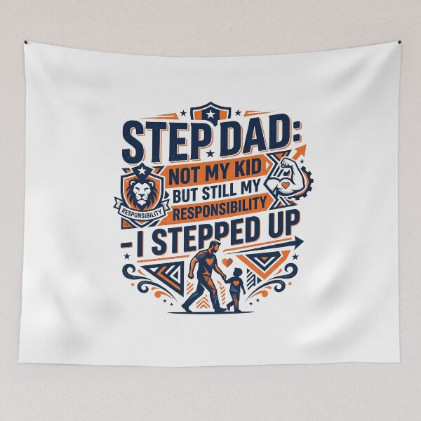 Item preview, Step Dad Stepped Up Shirt | Bonus Father Gift | Stepdad Father's Day 2026 designed and sold by Osmose-Studio.