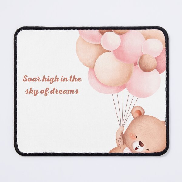 Item preview, A teddy bear flies in the sky of dreams. designed and sold by BoldcreationsM.