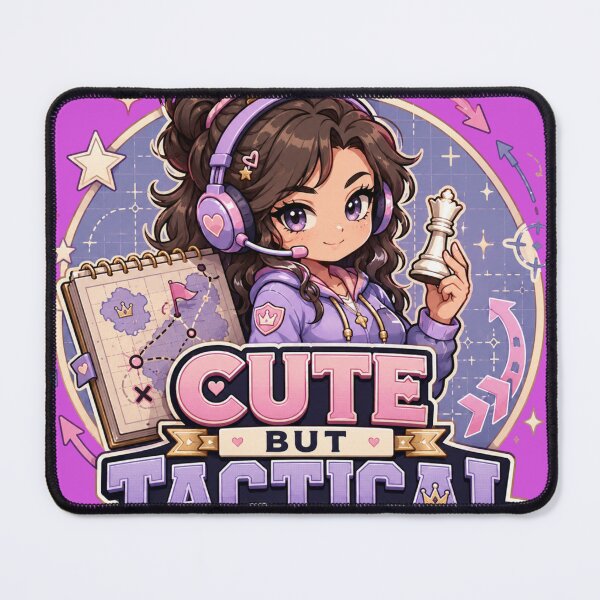 Item preview, Cute But Tactical Gamer Girl Strategy Design designed and sold by Super Glopz.