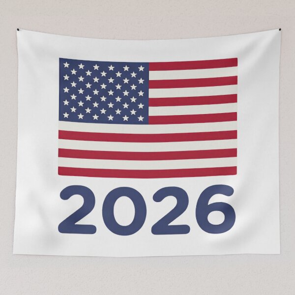 Item preview, USA Flag 2026 - 4th of July, Football, Soccer Supporter, Patriotic Merchandise designed and sold by 21 Tulips.