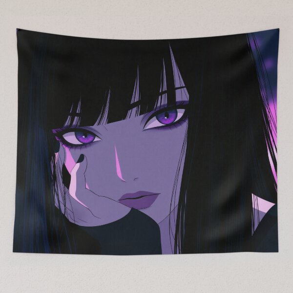 Item preview, Violet Gaze Behind the Veil designed and sold by oanaunciuleanu.
