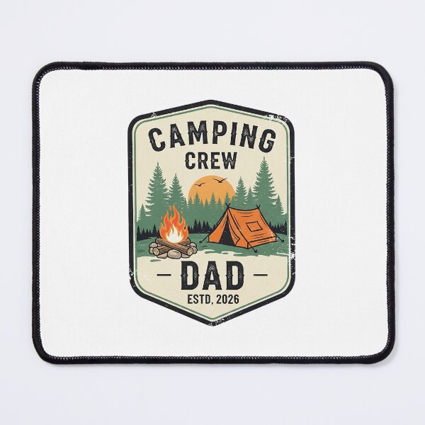 Item preview, Camping Crew Dad Shirt | Outdoor Father Gift | Camping Dad Est 2026 designed and sold by Osmose-Studio.