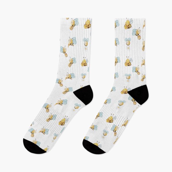 Item preview, Honey Bees - Cute Kawaii Bees Set designed and sold by madebyjulia7.