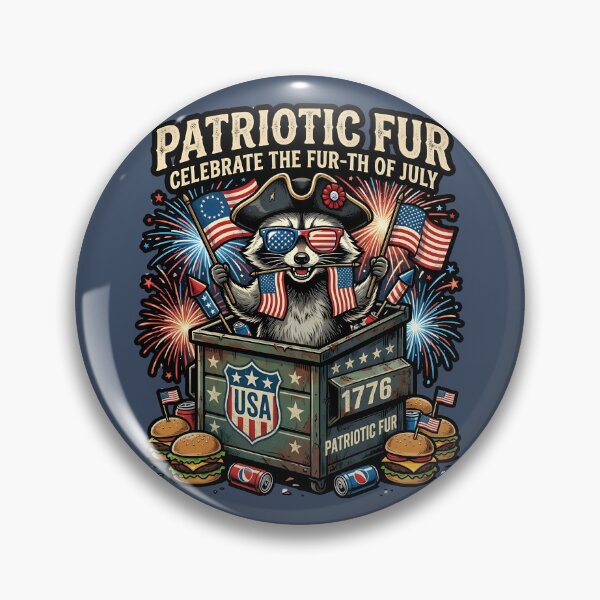 Item preview, Dumpster Bandit Raccoon America 250 Patriotic Meme | 1776 2026 Independence Day | Funny July  4th Trash Panda designed and sold by VectorJoy.