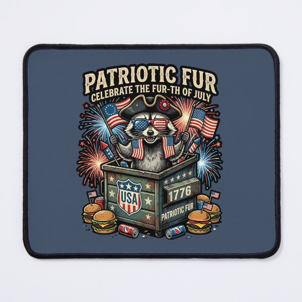 Item preview, Dumpster Bandit Raccoon America 250 Patriotic Meme | 1776 2026 Independence Day | Funny July  4th Trash Panda designed and sold by VectorJoy.