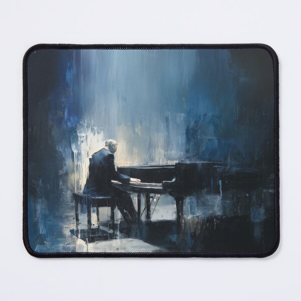 Item preview, Abstract Pianist in Midnight Blue designed and sold by Rtymer.
