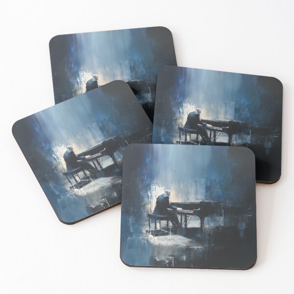 Item preview, Abstract Pianist in Midnight Blue designed and sold by Rtymer.