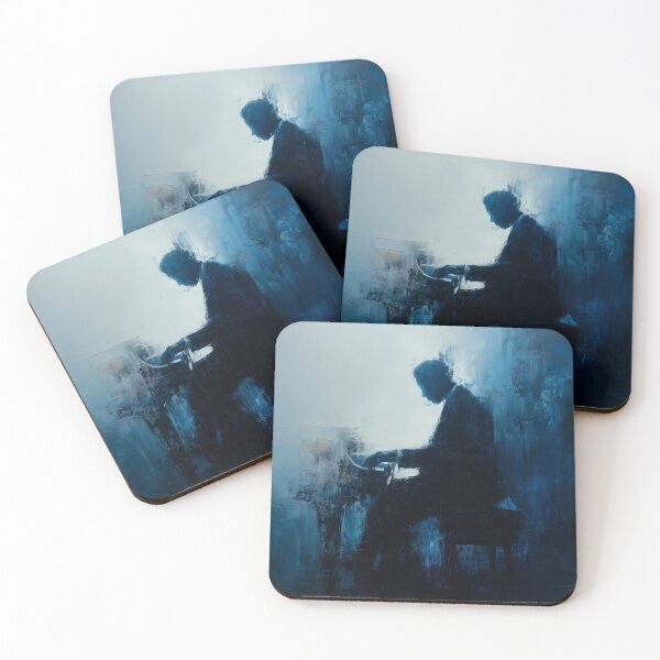 Item preview, Abstract Pianist in Midnight Blue designed and sold by Rtymer.