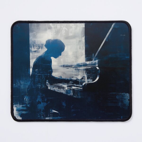 Item preview, Abstract Pianist in Midnight Blue designed and sold by Rtymer.