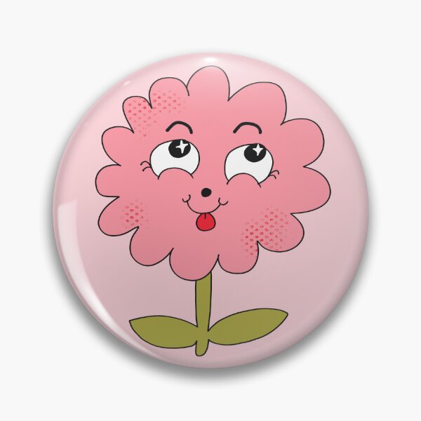 Item preview, Bubblegum the Silly Flower designed and sold by yellowflowerhut.