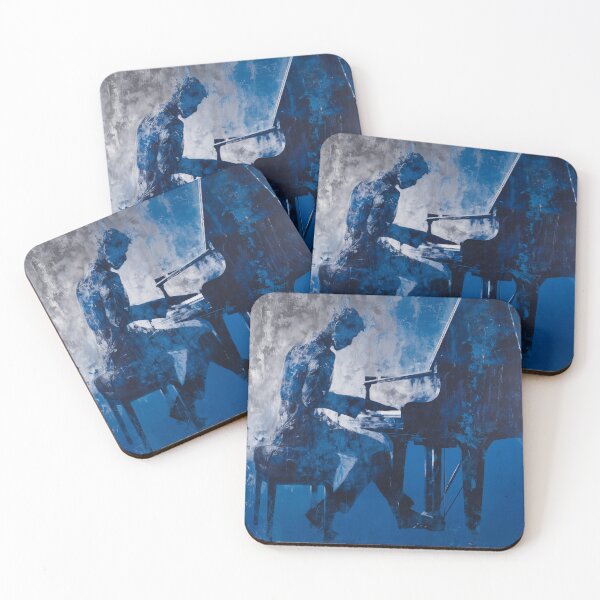 Item preview, Abstract Pianist in Midnight Blue designed and sold by Rtymer.