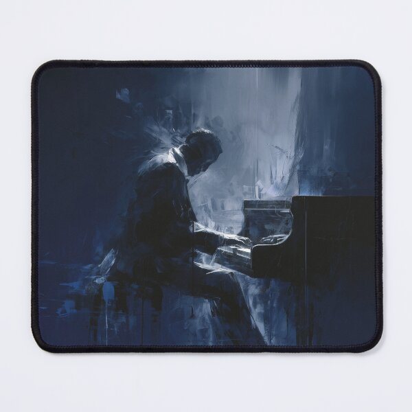 Item preview, Abstract Pianist in Midnight Blue designed and sold by Rtymer.