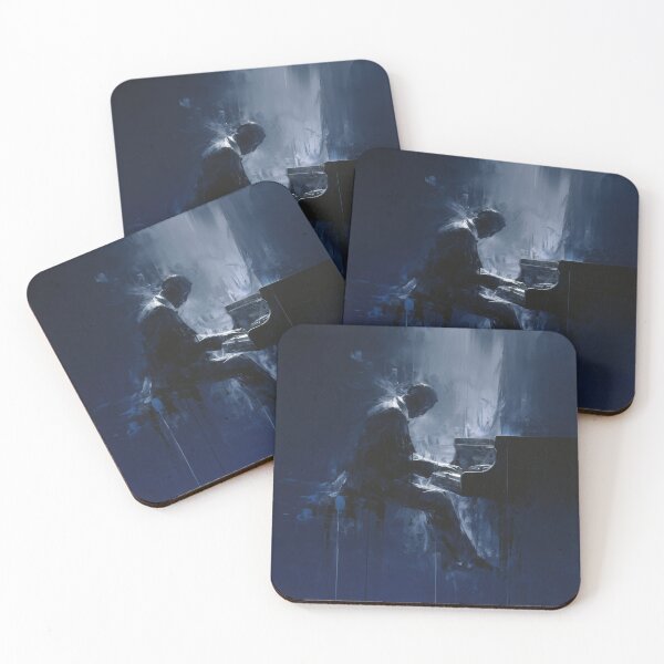 Item preview, Abstract Pianist in Midnight Blue designed and sold by Rtymer.