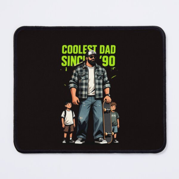 Item preview, Coolest Dad Since 1990 Skateboard Fatherhood designed and sold by Tsugraf Designs.