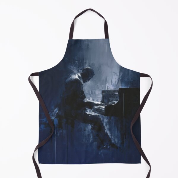 Artikelvorschau, Abstrakter Pianist in Mitternachtsblau entworfen und verkauft von Rtymer.