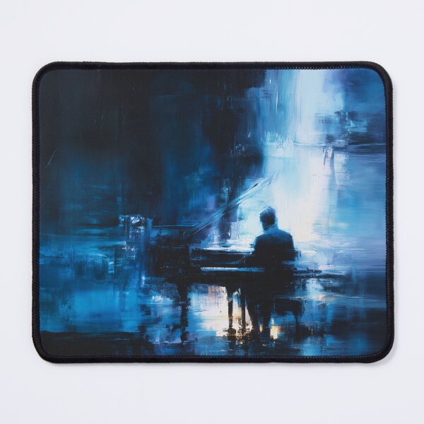 Item preview, Abstract Pianist in Midnight Blue designed and sold by Rtymer.