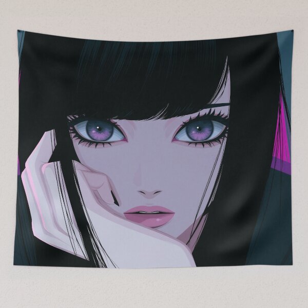 Item preview, Violet Gaze Behind the Veil designed and sold by oanaunciuleanu.