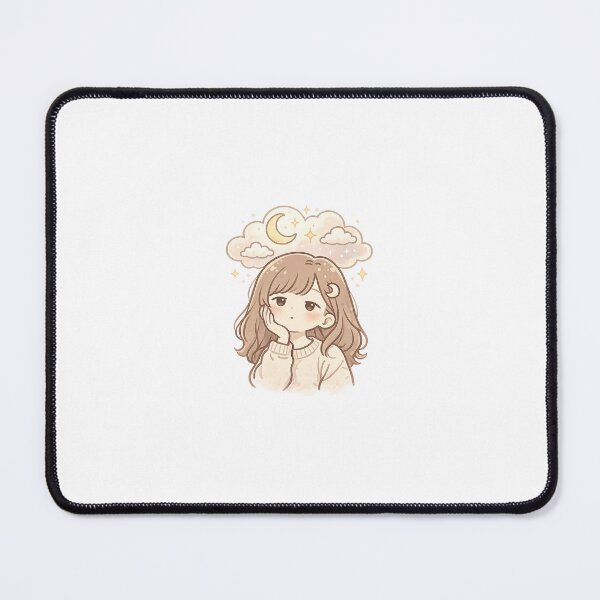Item preview, Soft Moonlit Daydream Girl designed and sold by Mohammed-Aydan.