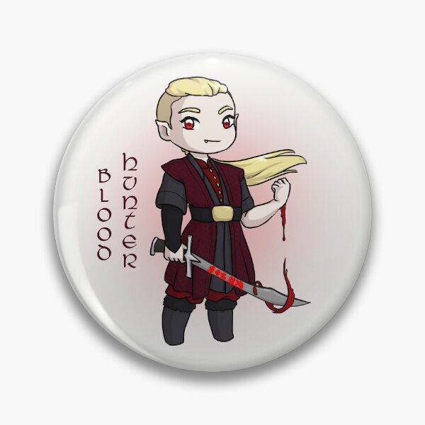 Item preview, Dhampir Blood Hunter Pin designed and sold by Ringo-Ichigo.