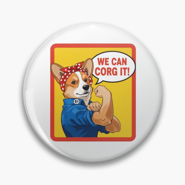 Item preview, We can do it Corgi parody designed and sold by HobClub.