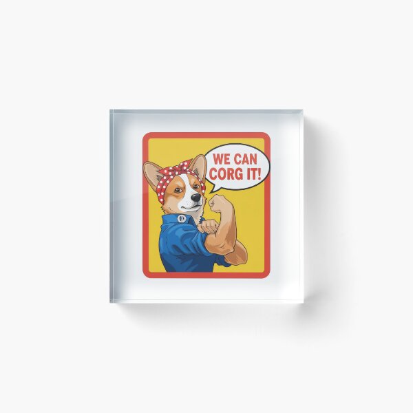 Item preview, We can do it Corgi parody designed and sold by HobClub.