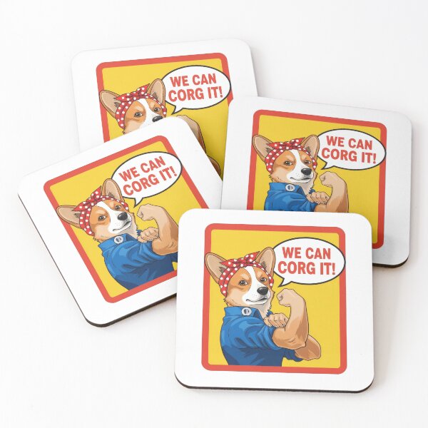 Item preview, We can do it Corgi parody designed and sold by HobClub.