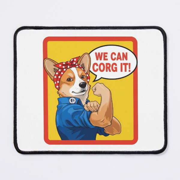 Item preview, We can do it Corgi parody designed and sold by HobClub.