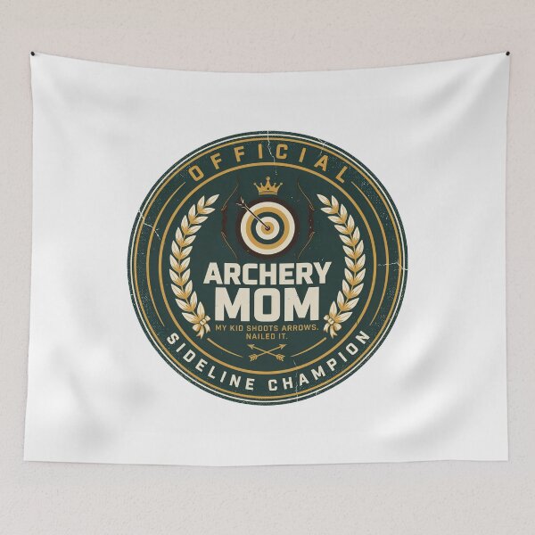 Item preview, Archery Mom Shirt | My Kid Shoots Arrows Nailed It | Funny Sports Mom Gift Tee designed and sold by EXATEES  ⭐⭐⭐⭐⭐.