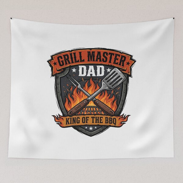 Item preview, Grill Master Dad Shirt | BBQ Father Gift | King Of The Grill Father's Day designed and sold by Osmose-Studio.