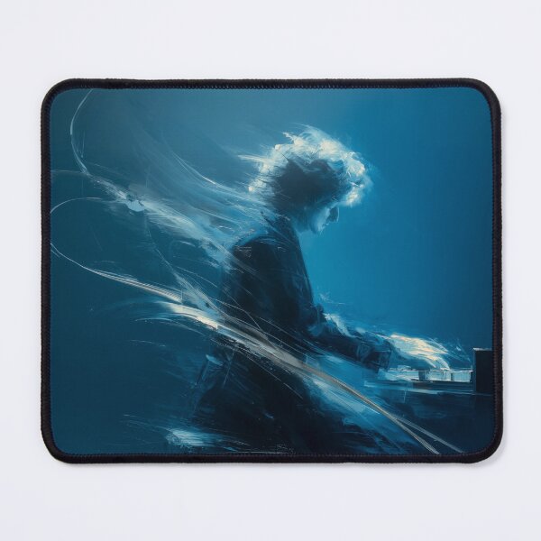 Item preview, Abstract Pianist in Midnight Blue designed and sold by Rtymer.