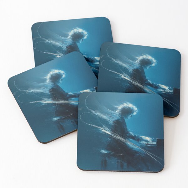 Item preview, Abstract Pianist in Midnight Blue designed and sold by Rtymer.