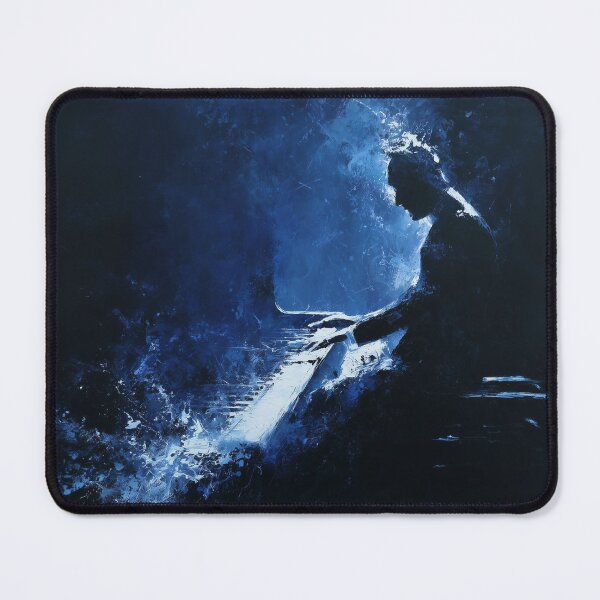 Item preview, Abstract Pianist in Midnight Blue designed and sold by Rtymer.