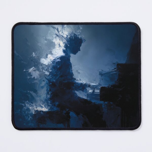 Item preview, Abstract Pianist in Midnight Blue designed and sold by Rtymer.