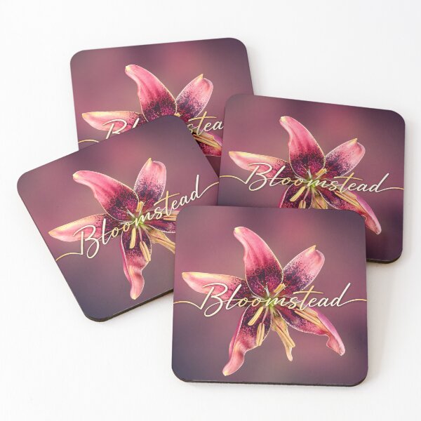 Item preview, Bloomstead Elegant Lily Flower Typography designed and sold by Violafleurviolett.