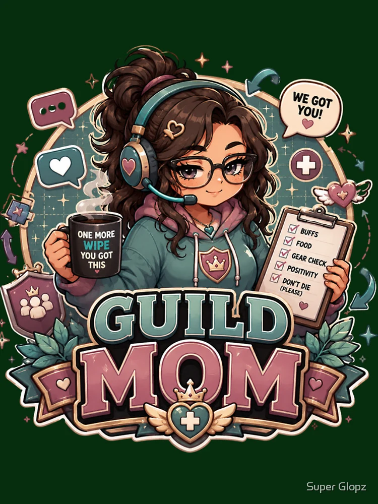 Thumbnail 4 of 4, iPhone Case, Guild Mom Gamer Design designed and sold by Super Glopz.