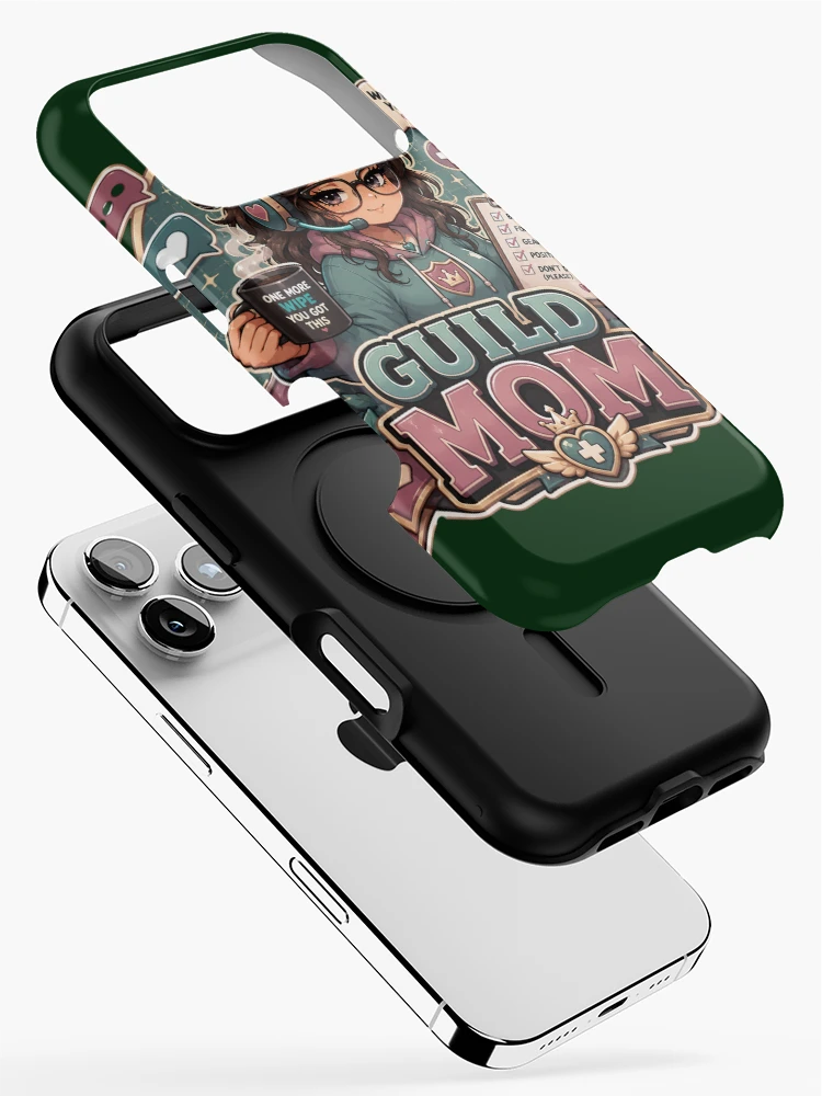 Thumbnail 2 of 4, iPhone Case, Guild Mom Gamer Design designed and sold by Super Glopz.