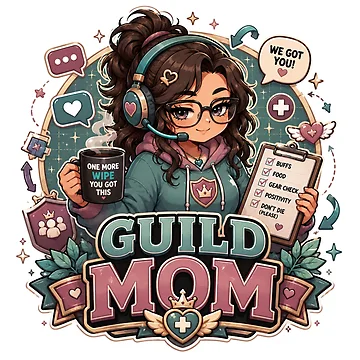 Artwork thumbnail, Guild Mom Gamer Design by Super Glopz