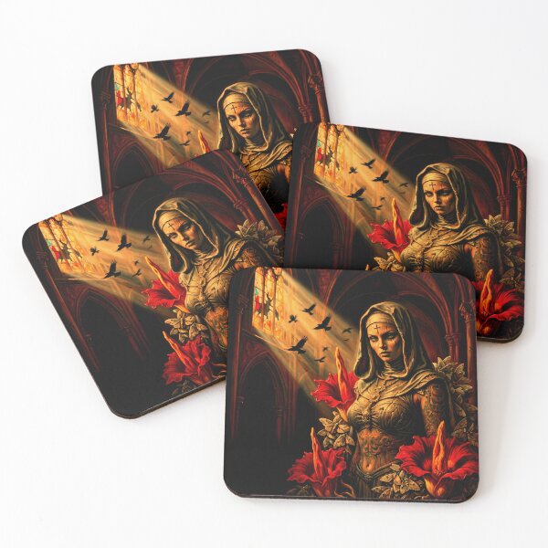 Item preview, Dark Gothic Art &amp; Fine Art Prints (1:1 Square Posters) designed and sold by Cyber-ART-Studio.