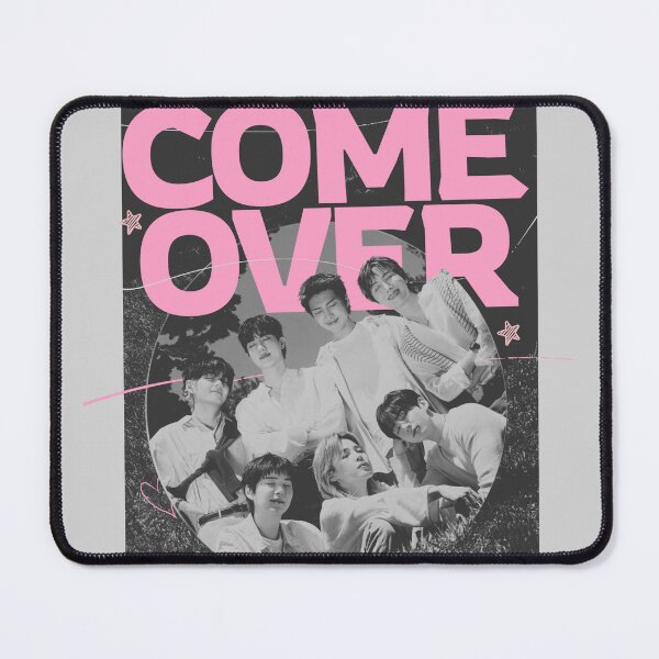 Item preview, bts come over pink retro aesthetic designed and sold by gibbianne.